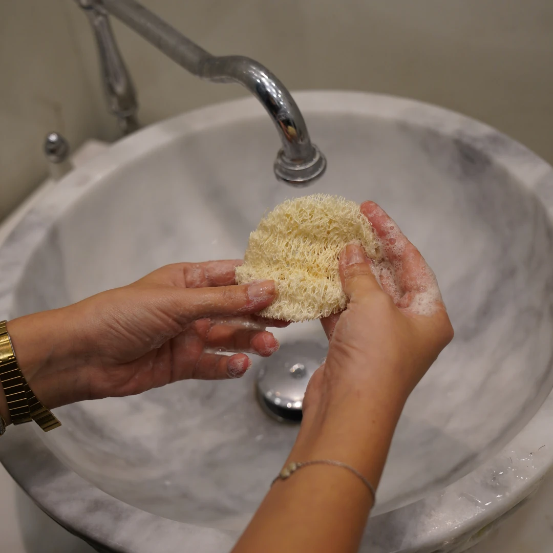 Doğal Kabak Lifi Yüz Temizleme Diski 3’lü